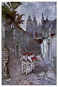 Scene in the Quartier de la Cathdrale, Tours