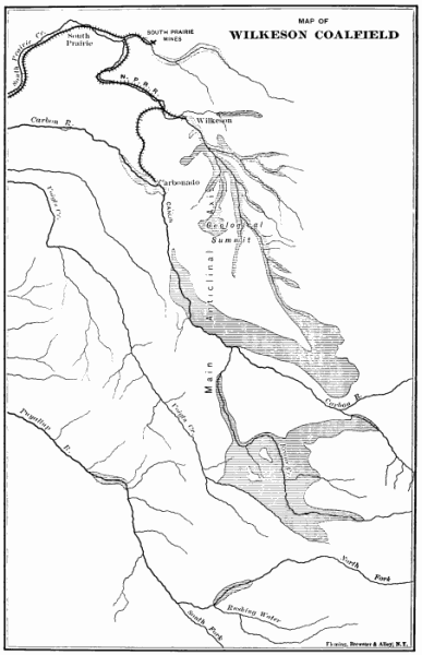 Map of Wilkeson Coalfield