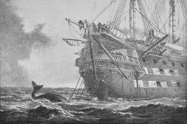 Fig. 28.—In Collision with a Whale while
Cable-Laying.