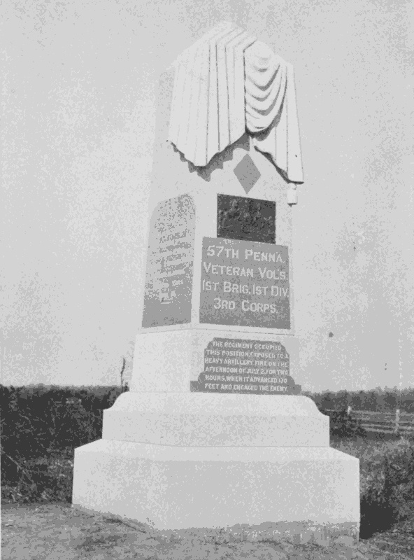 Monument of 57th Pa. Vet. Vols.