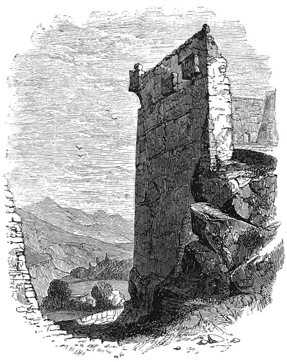 Ruined Tower in the Castle of Tortoom, built by the Genoese, or perhaps by the Knights Templars.